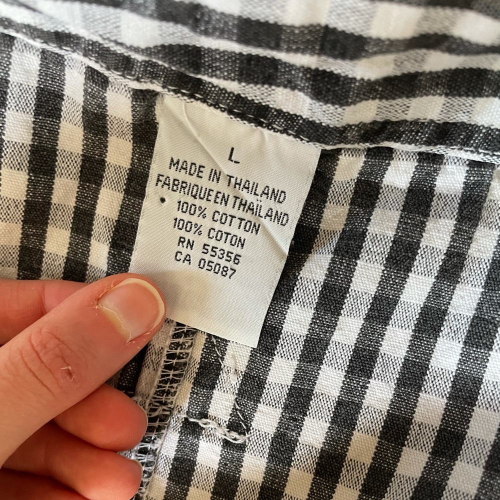 Vintage Gingham Jumper Overall Dress - Picture 5 of 7